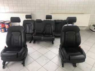 Completly interior seats Audi Q7 4m S-line 7 seats AirBag bealts decorations