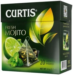 Grüner Tee Curtis Fresh Mojito, 20 Pyramiden