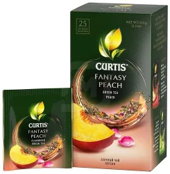 Grünteebeutel CURTIS Fantasy Peach, 25 st.