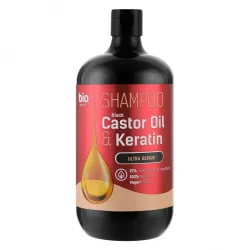 Шампунь Black Castor Oil & Keratin Shampoo для всех типов волос, 946 мл