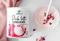 СМОТРИМ СРОК Pink Latte Collagen с гиалуроновой кислотой и ашвагандой,125 гр, Бад