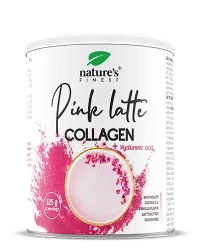 СМОТРИМ СРОК Pink Latte Collagen с гиалуроновой кислотой и ашвагандой,125 гр, Бад