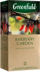 Черный чай в пакетиках " Barberry Garden" , 25 пакетов