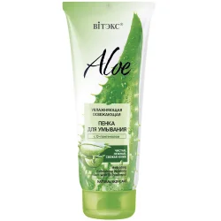 Aloe 97 % feuchtigkeitsspendender Schaumreiniger mit D-Panthenol, 200 ml