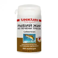 "Рыбий жир из печени трeски", 60 капс., БАД